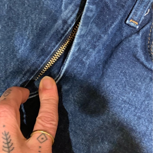 Vintage Raw Blue Wranglers 28”x 32” - Picture 2 of 5